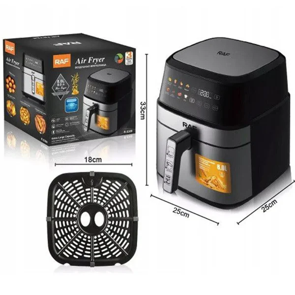 سرخ کن بدون روغن راف مدل 5309