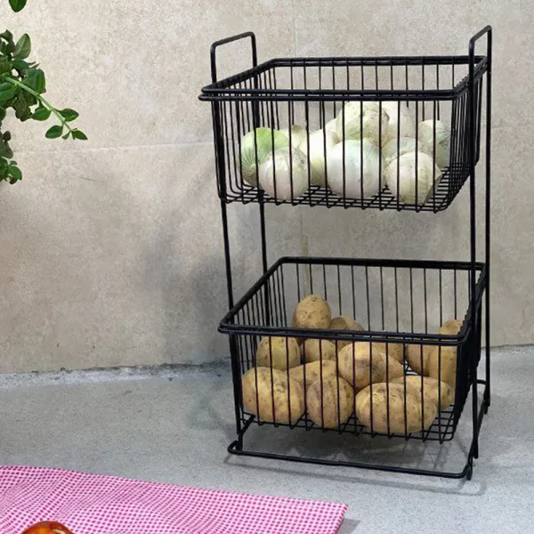 جا سیب زمینی و پیاز فلزی